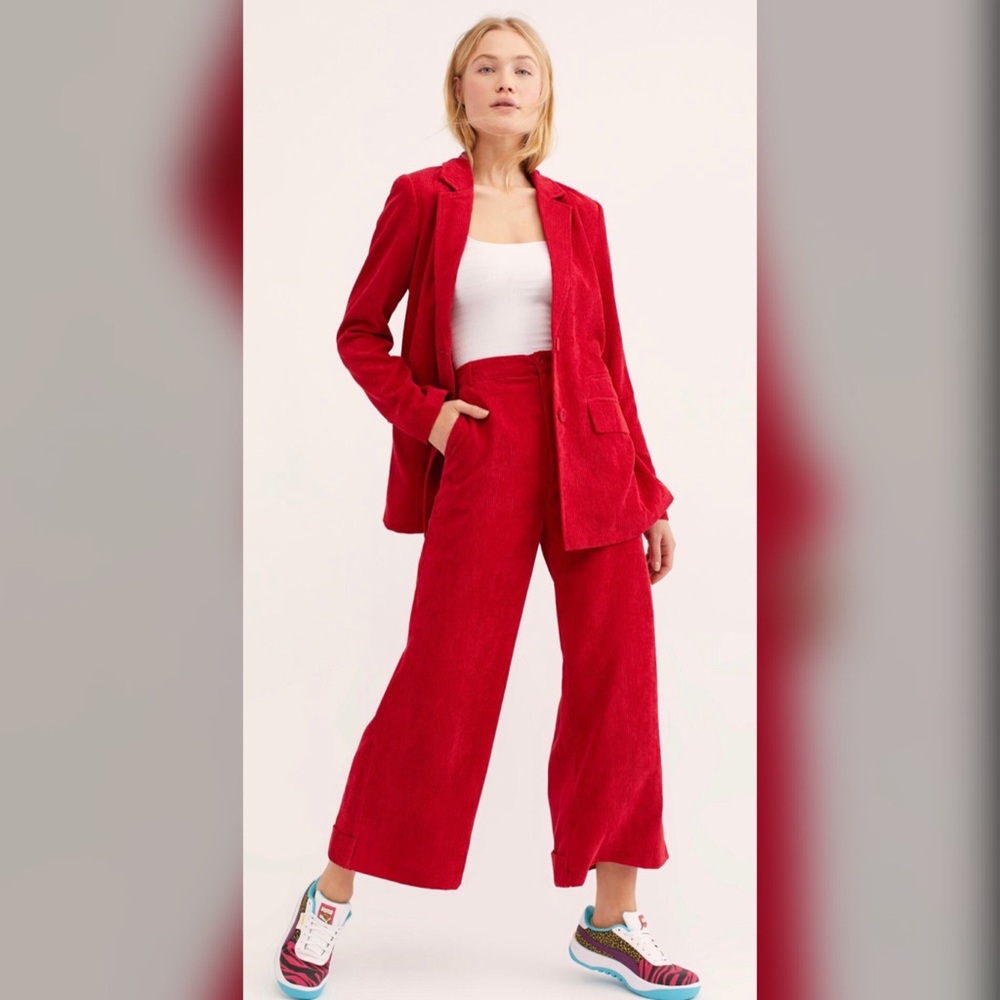 Lost+Wonder Oversized Pant/Blazer Set